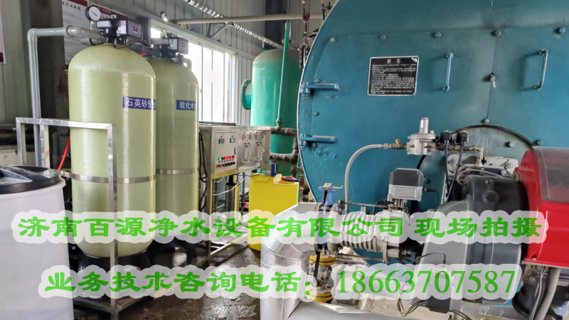 济南净水设备公司交付使用蒸汽锅炉用3T反渗透净化水设备